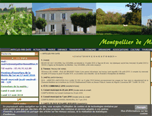 Tablet Screenshot of montpellierdemedillan.fr